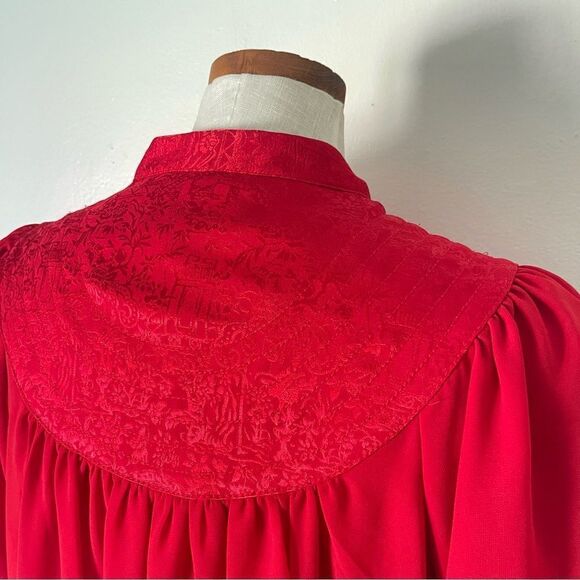 Anthropologie Moulinette Soeurs Red Button blouse NWOT size 8 - Picture 5 of 7